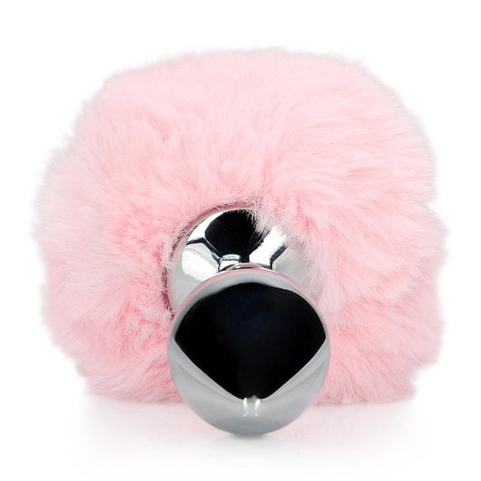 2-Bunny Tail with Metal Butt Plug-2