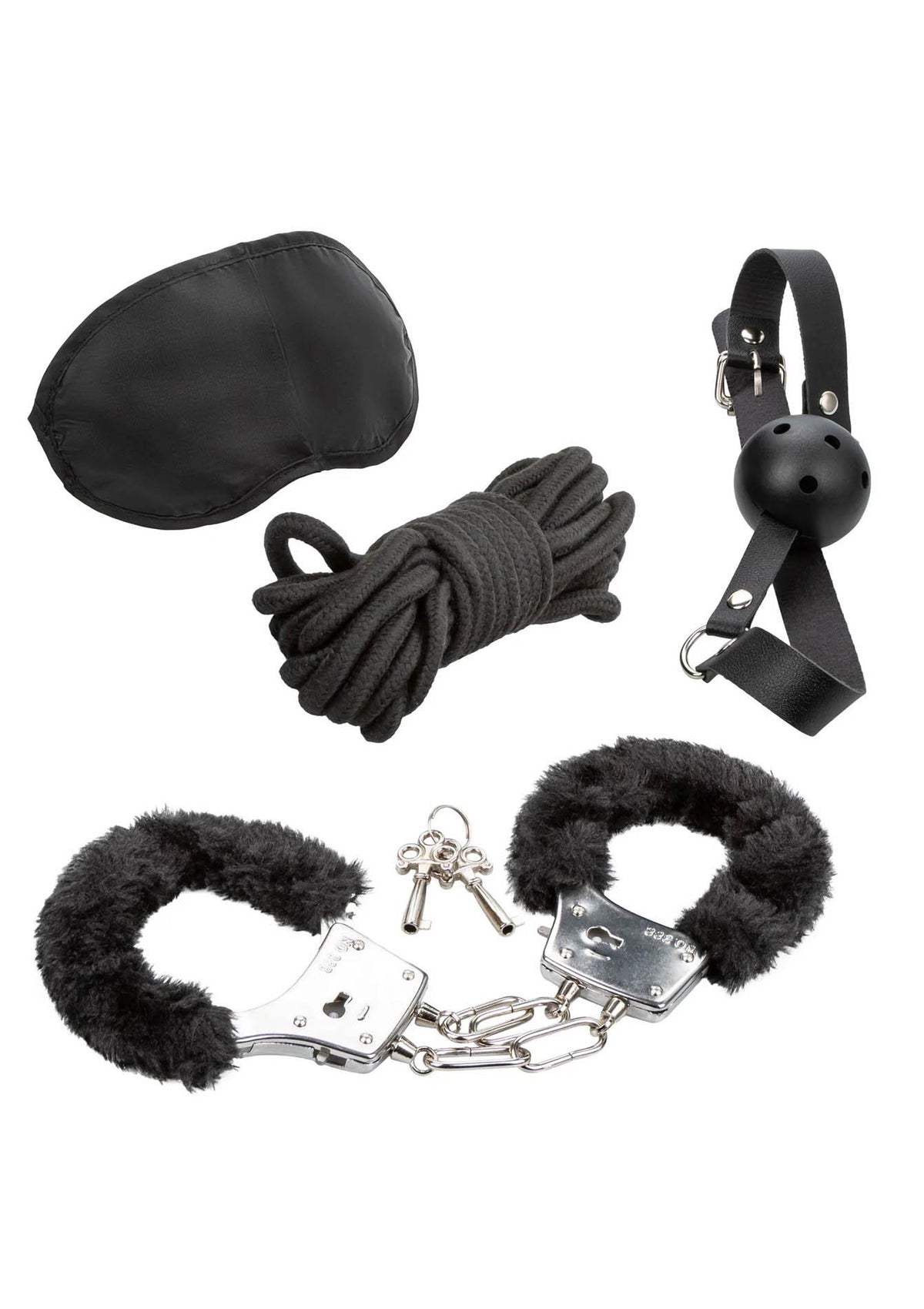 3-Zestaw bondage Explorer Collection Calexotics czarny-3