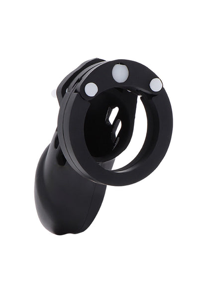 4-Pas cnoty silikonowy Hidden Desire Large czarny 9 cm-4