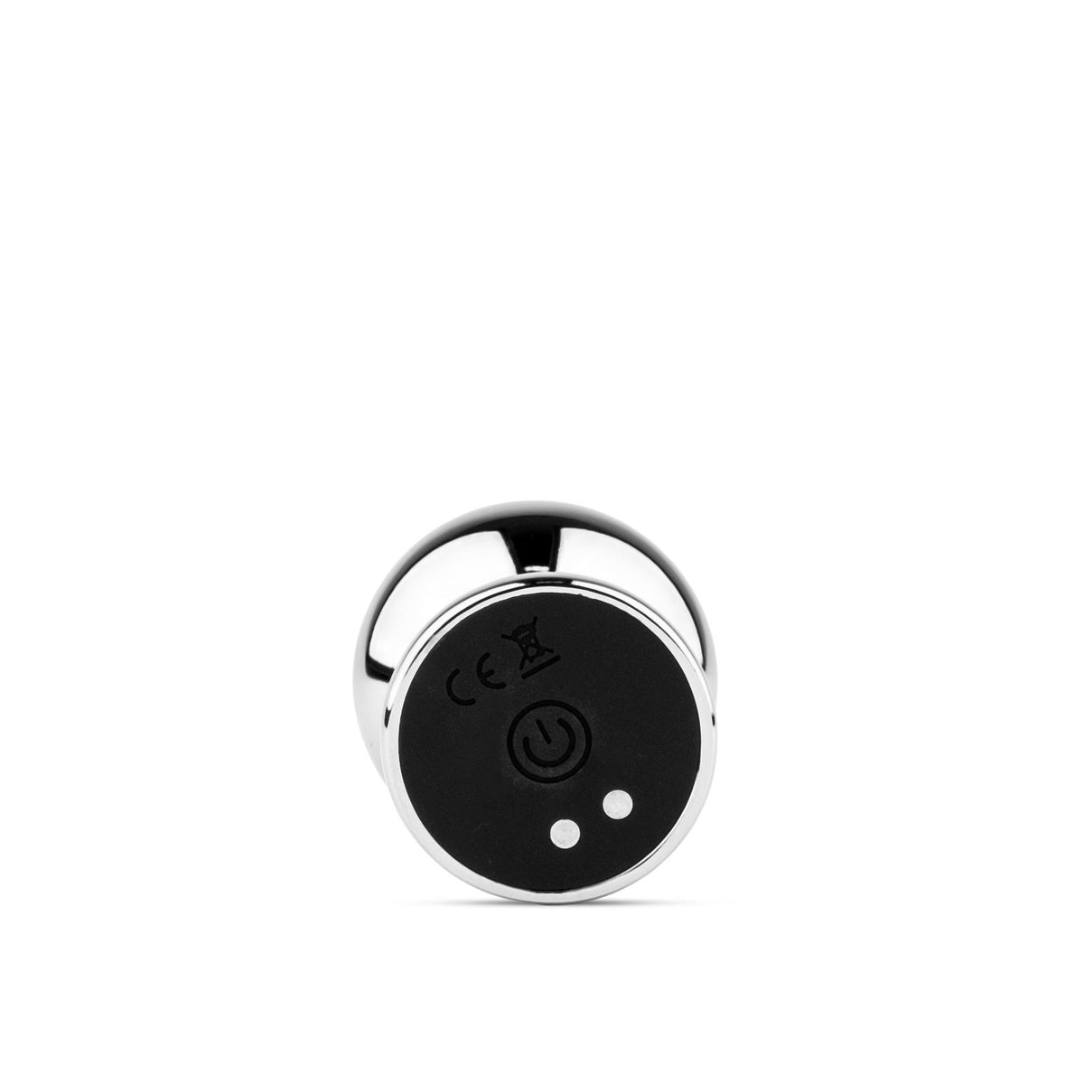3-Metalowy wibrujący korek analny L z pilotem USB HeavyFun-3