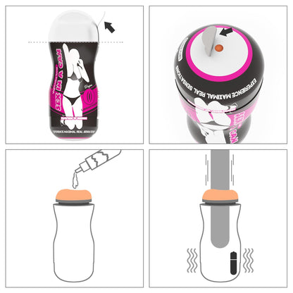 1-Sex In A Can Vagina Lotus Tunnel - Vibrating-1