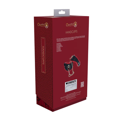 3-Milan Collection - Handcuffs - Black/Red-3