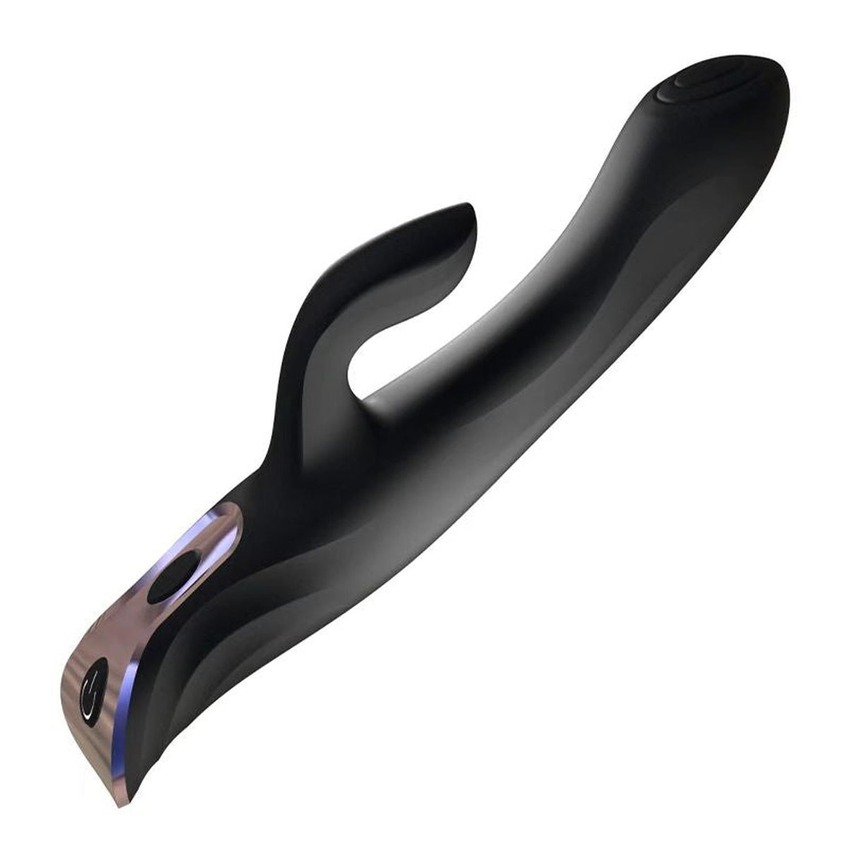 2-Wibrator króliczek Rachel Deluxe Power Escorts czarny silikonowy USB 23 cm-2