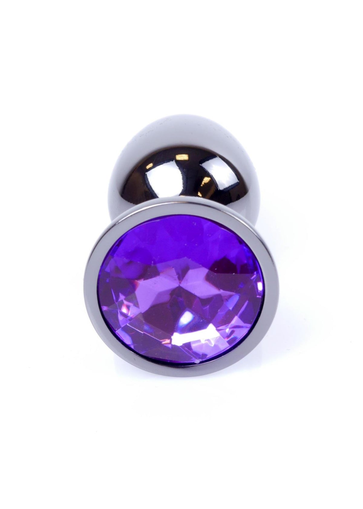 3-MyLove Toys - Jewellery Dark Silver PLUG- Purple-3
