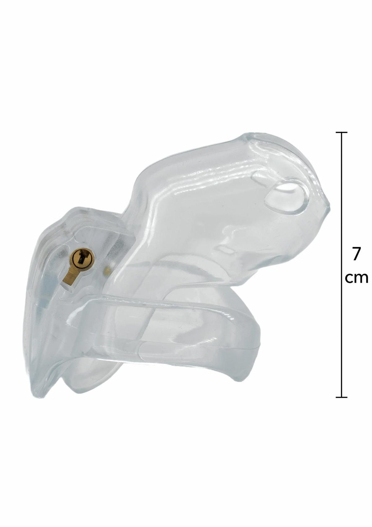 3-Pas cnoty transparentny stalowy Hidden Desire 4.5 cm-3
