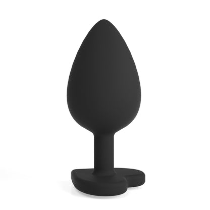 3-Korek analny Crushious Cuore regularny z wymiennymi kryształkami 8cm-3