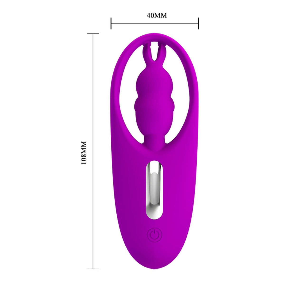 2-Wibrator króliczek Pretty Love silikonowy 12 funkcji pilot USB-2