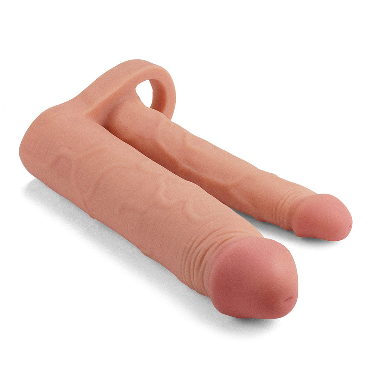 2-Add 2"" Pleasure X Tender Double Penis Sleeve-2