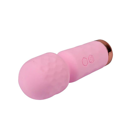 2-Mini różdżka Eros Fantasy różowa silikonowa USB 11,5 cm-2