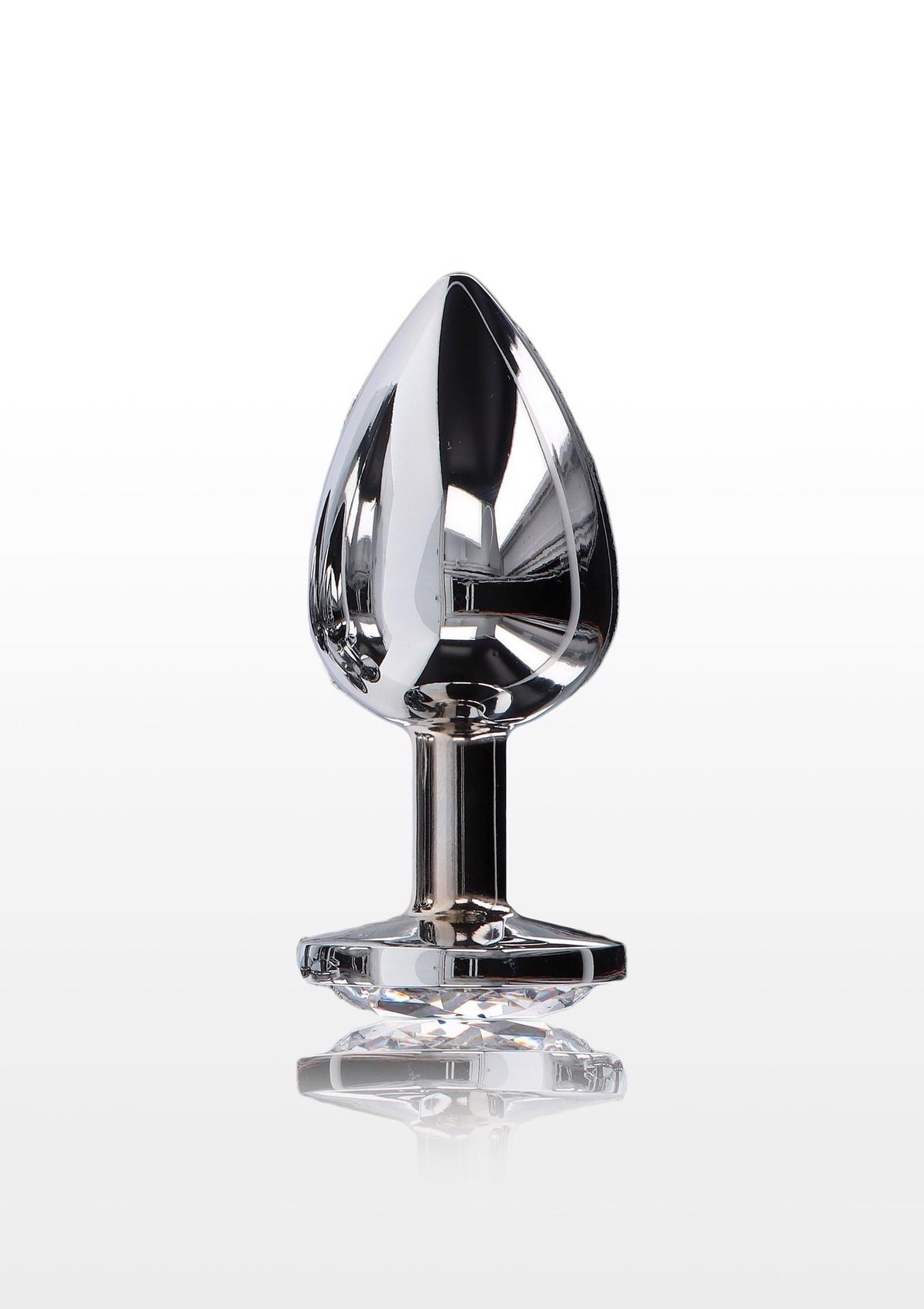 1-Korek analny Starlight Booty Jewel ToyJoy srebrny duży-1