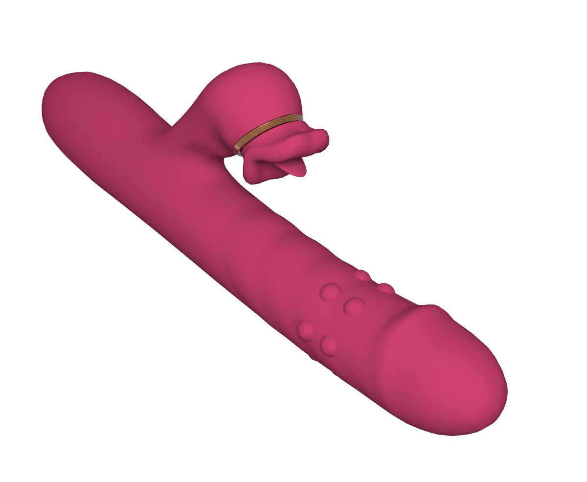 5-Silicone Vibrator - 7 rotating functions and 7 licking functions-5