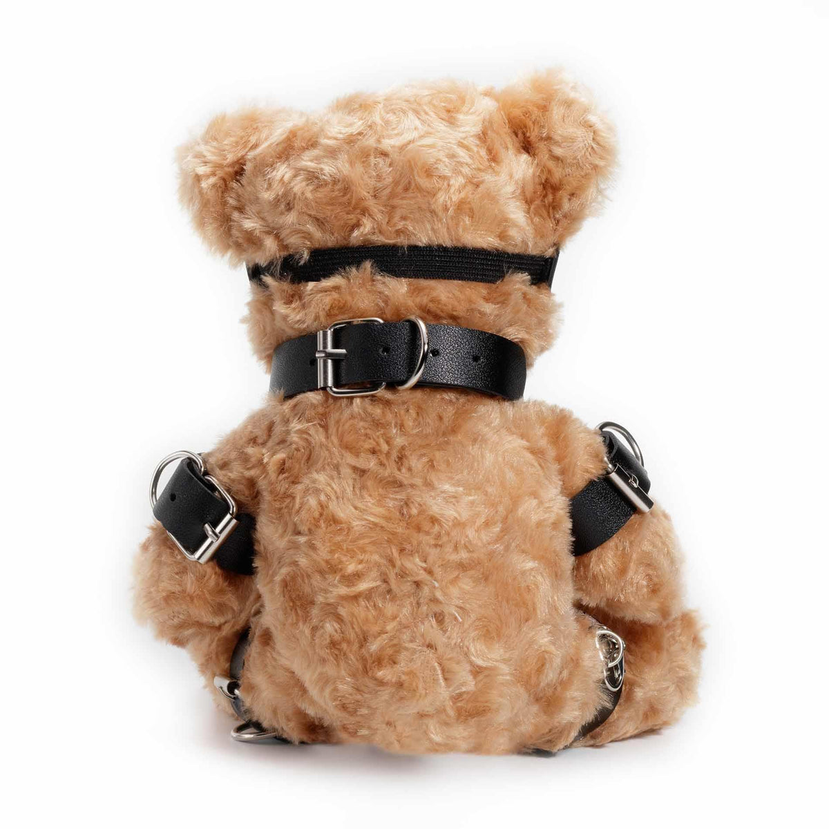6-Miś bondage Crushito Crushious czarny 31 cm-6