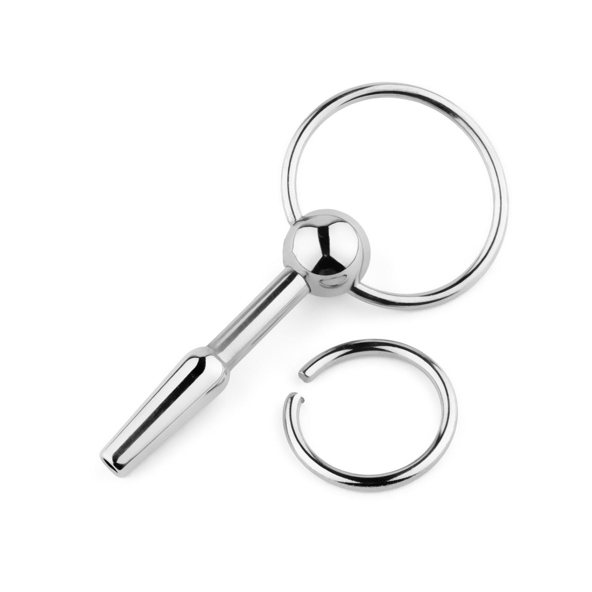 2-Stalowy plug do cewki z otworem B Series HeavyFun-2