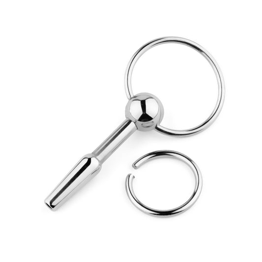 2-Stalowy plug do cewki z otworem B Series HeavyFun-2