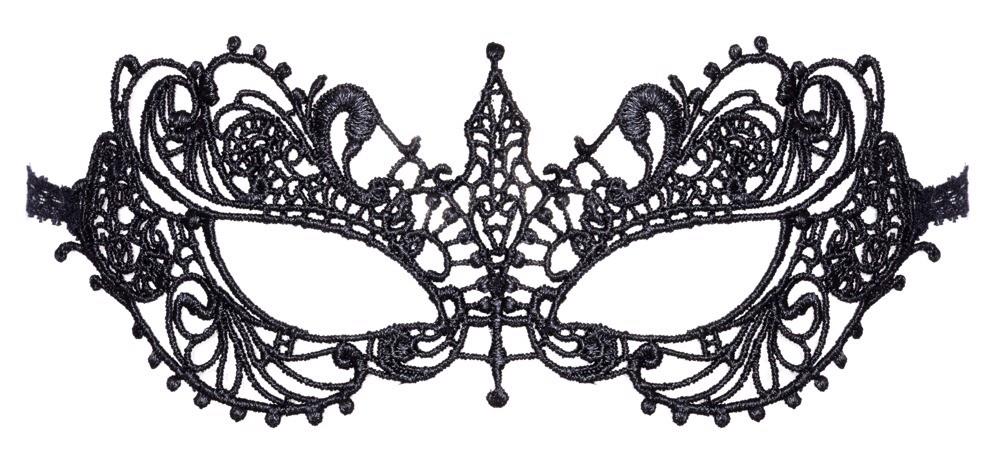 2-Opaska na oczy z otworami Cottelli ACCESSOIRES czarna-2