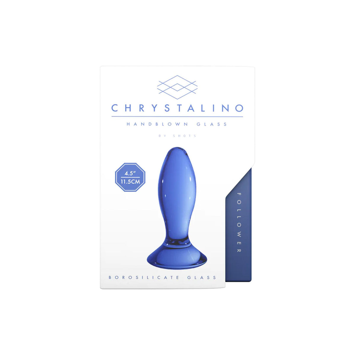 2-Szklany korek analny Chrystalino 11,5 cm-2