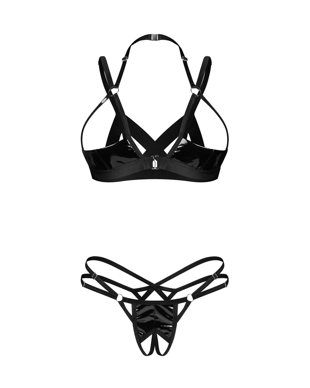 3-Komplet bielizny otwarty Keira Lise Obsessive S/M-3
