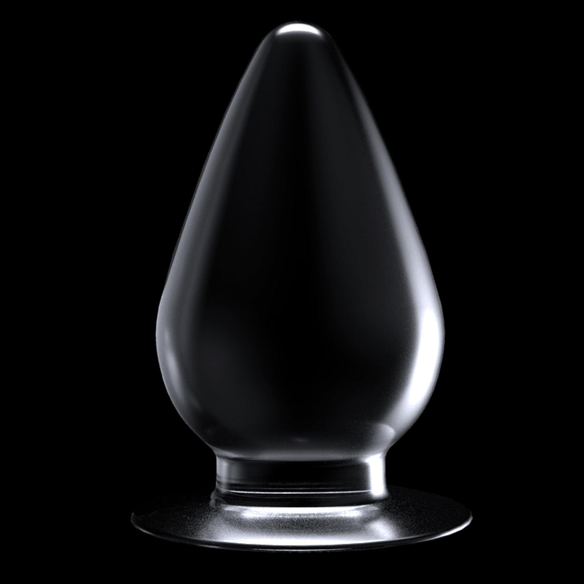 5-Flawless Clear Anal Plug 4.5''-5