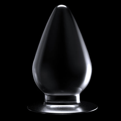 5-Flawless Clear Anal Plug 4.5''-5