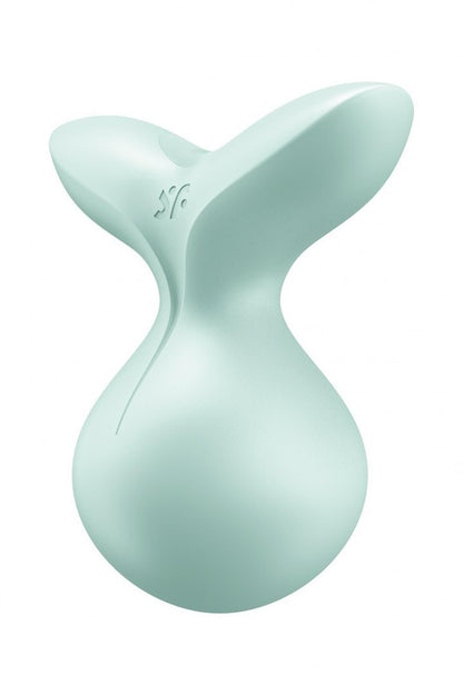 3-Wibrator mini silikonowy Satisfyer Viva la Vulva 3 mint USB-3