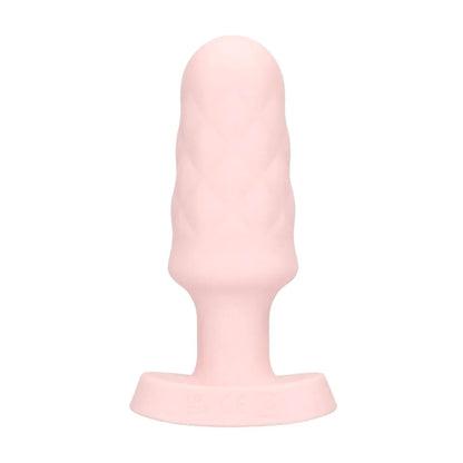 2-Plug analny wibrujący z pilotem Loveline Velvet różowy 9,8 cm-2