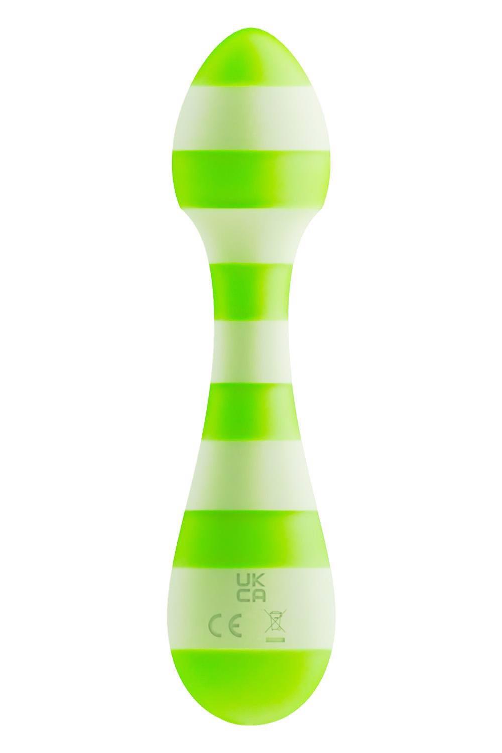 4-Wibrator wand Glitz Green Girl zielony USB 14,5 cm-4