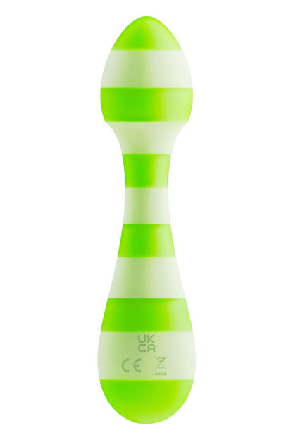 4-Wibrator wand Glitz Green Girl zielony USB 14,5 cm-4