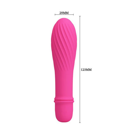 2-Wibrator silikonowy Pretty Love Solomon 10 funkcji bateria AAA 12.3 cm-2