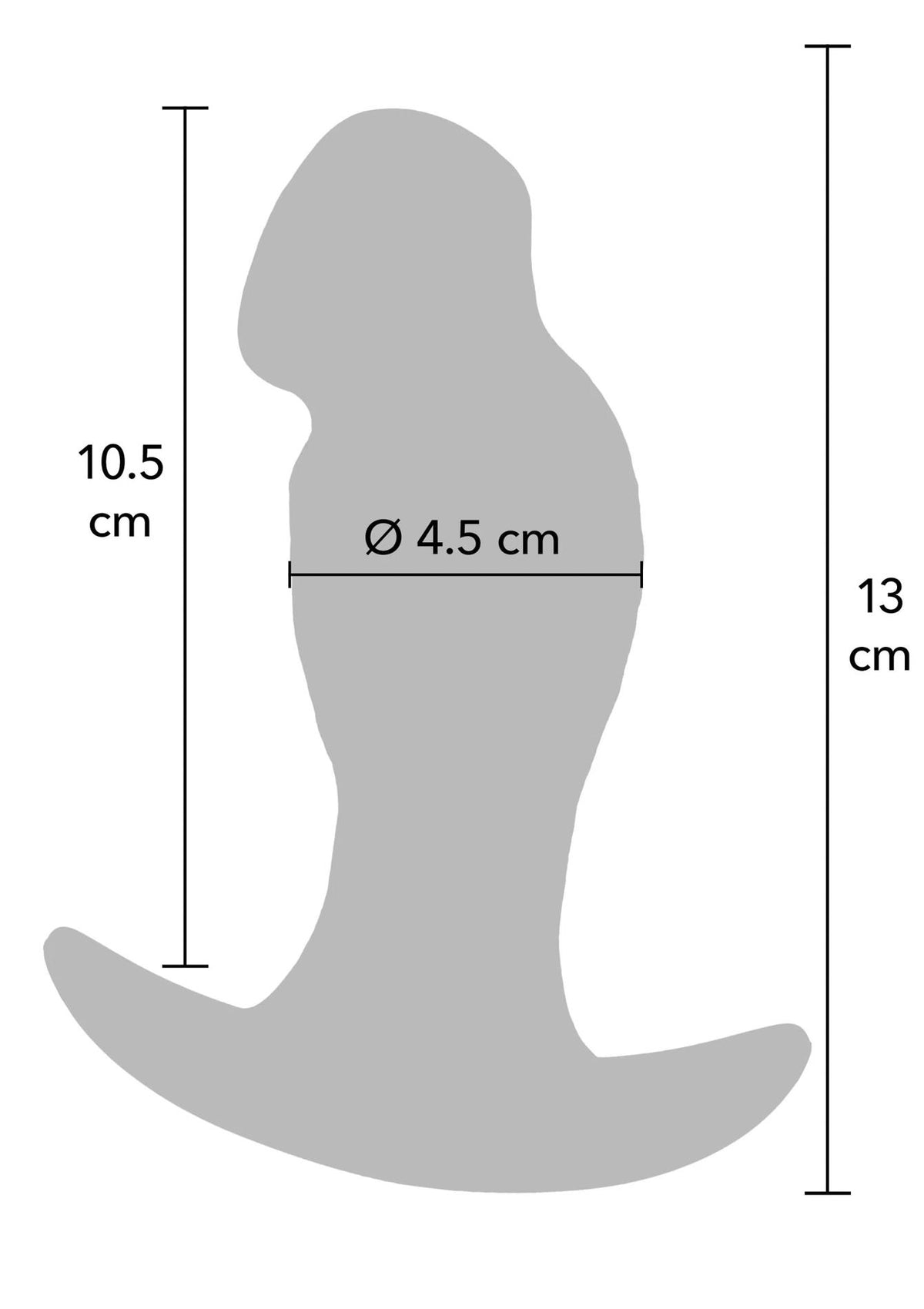 2-Korek analny realistyczny silikonowy Hidden Desire 13 cm-2