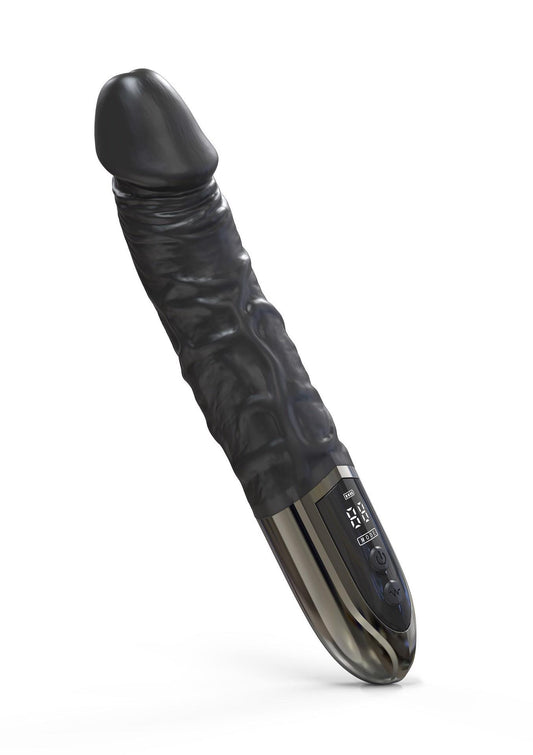 1-Wibrator analny Hidden Desire silikonowy 24,5 cm czarny 12 trybów-1