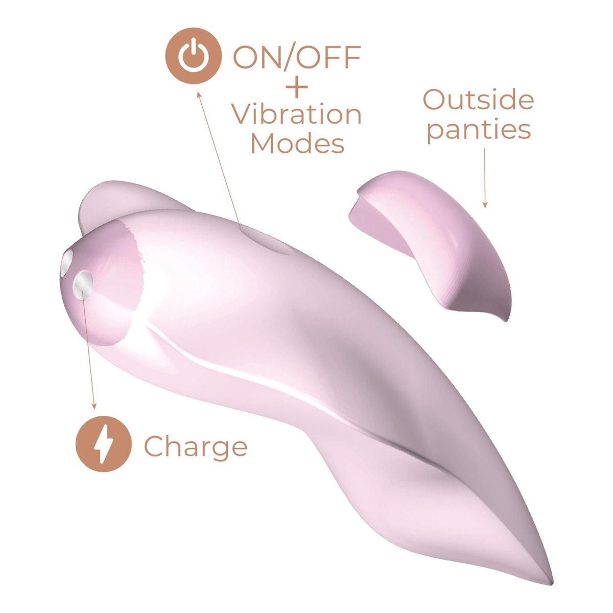 2-Wibrator Temptation Adrien Lastic sterowany aplikacją silikonowy USB-2
