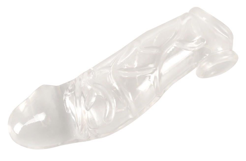 4-Przedłużka na penisa Crystal Clear TPE 19,2 cm-4