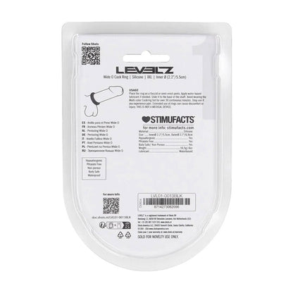 6-Pierścień erekcyjny silikonowy Levelz XXL 55mm czarny-6