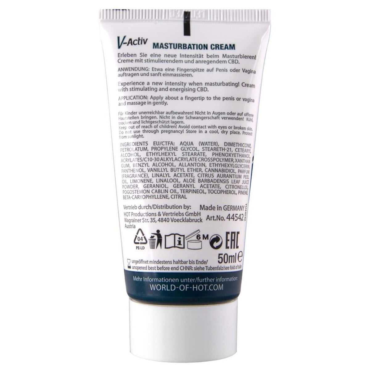 3-Krem do masturbacji rozgrzewający z CBD Hot VActiv unisex 50ml-3