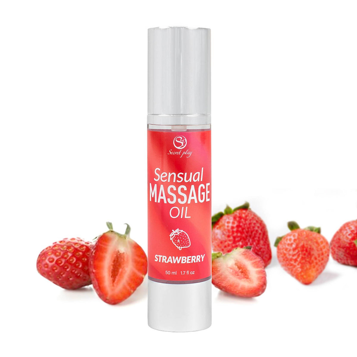 4-Olejek do masażu truskawkowy Secret Play 50 ml-4