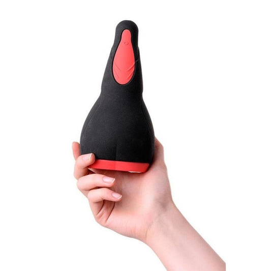 2-Masturbator silikonowy Erotist Eruption czarny 18,5 cm-2
