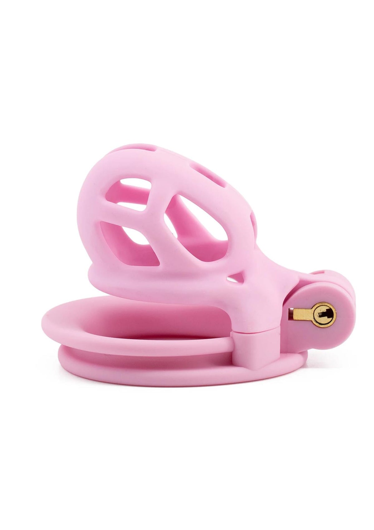3-Klatka na penisa Hidden Desire Penis Prison różowa 7 cm-3