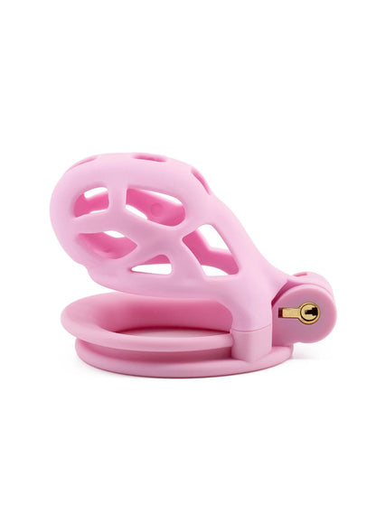 4-Klatka na penisa Penis Prison różowa 8 cm-4