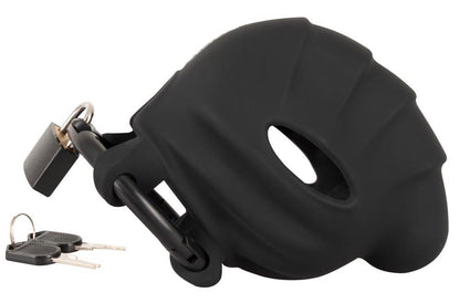 2-Black velvets Cock & Ball cage-2