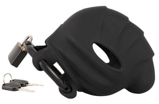 2-Black velvets Cock & Ball cage-2