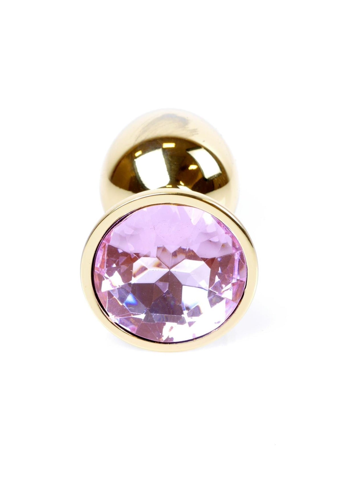 2-Złoty korek analny z diamentem MyLove Toys 7 cm-2