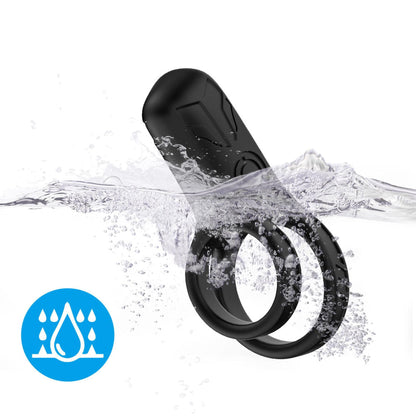3-Pierścień wibrujący Mechao Black 9 funkcji USB-3
