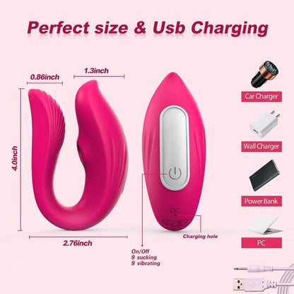 2-Wibrator przenośny sterowany aplikacją Lyla różowy silikonowy USB-2