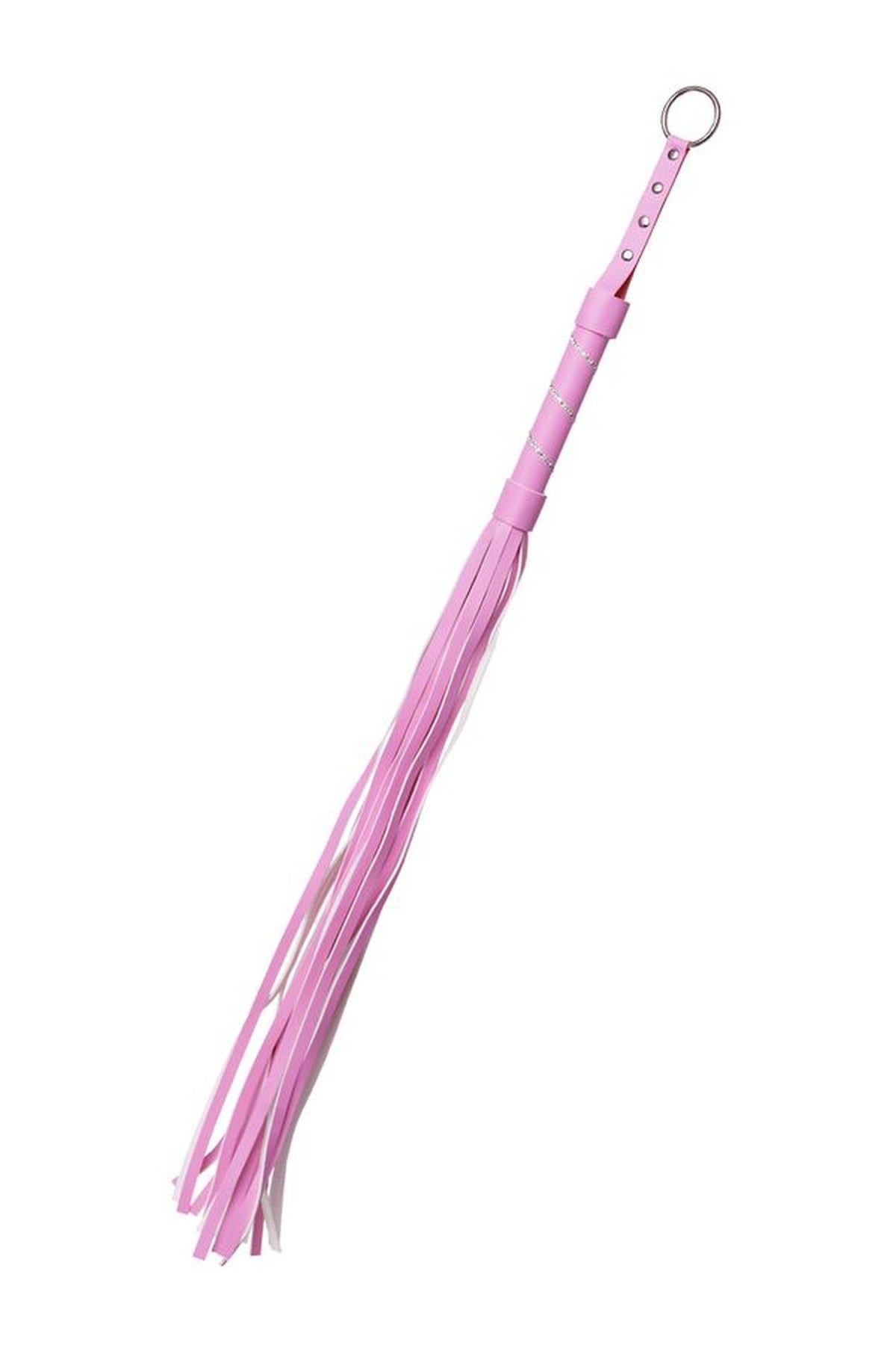 2-Pejcz zamszowy Anonymo różowy 64 cm-2