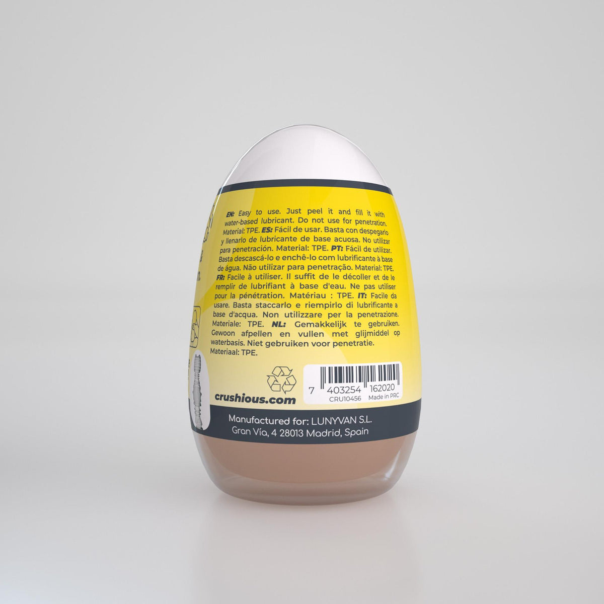 4-Masturbator analny Crushious Ezy Egg 8,7 cm-4