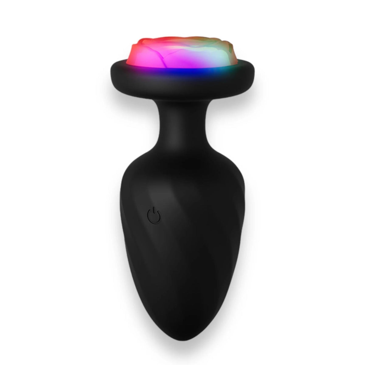 4-Wibrujący korek analny zdalny Power Escorts czarny silikonowy USB 10 cm-4