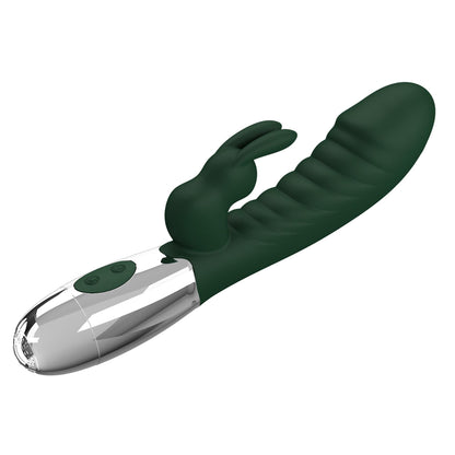 2-Wibrator króliczek Pretty Love podwójny silnik silikonowy USB-2