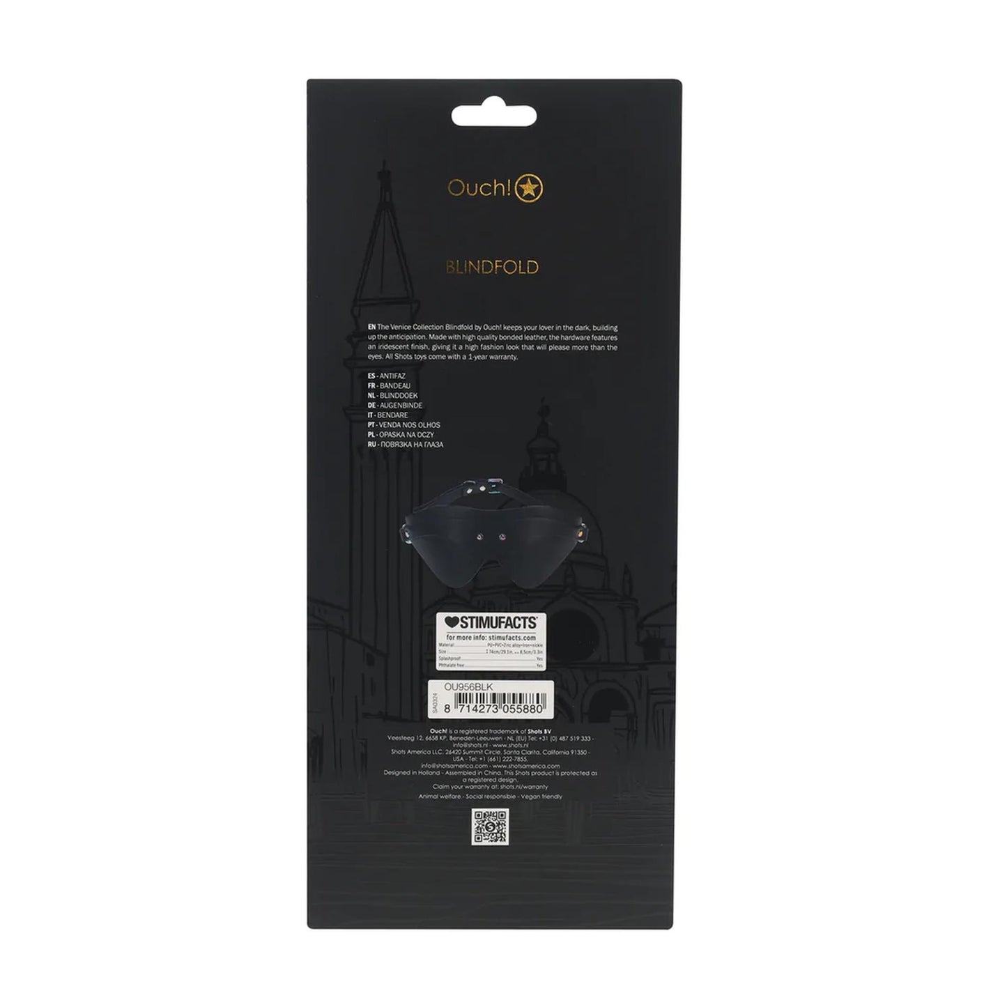 3-Venice Collection - Blindfold - Black-3