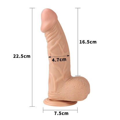 5-9"" Real Extreme Dildo Flesh-5