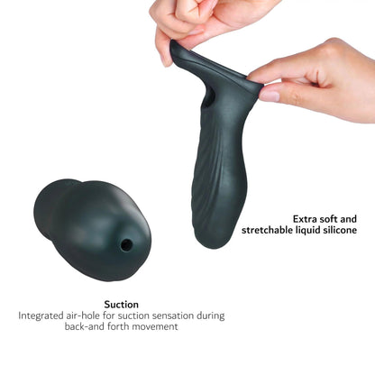 4-Przedłużka na penisa Ryzer Max Man.wand szara 18 cm-4